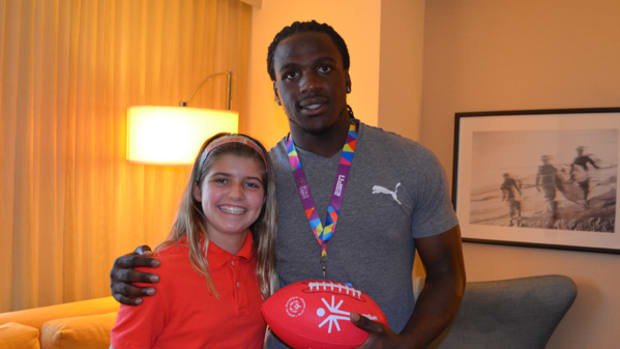 Kansas City Chief Jamaal Charles Inspires at Special Olympics World Games